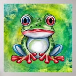 Frog Cut Poster