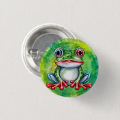 Frog Cut Ronde Button 3,2 Cm (Voorkant /achterkant)