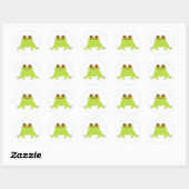 Frog Cut Ronde Sticker (Vel)