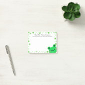 Frog Cute Green Polka Post-it® Notes (Kantoor)
