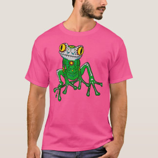 Frog Day of Dead Mexican Toad Lover Frog Sugar Sku T-shirt