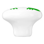 Frog Design Personalised Keramische Knop (Zijkant)