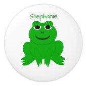Frog Design Personalised Keramische Knop (Voorkant)