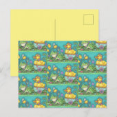 FROG ET ROYAL DUCKLING. CARTE POSTALE WHIMSICAL EA (Devant / Derrière)