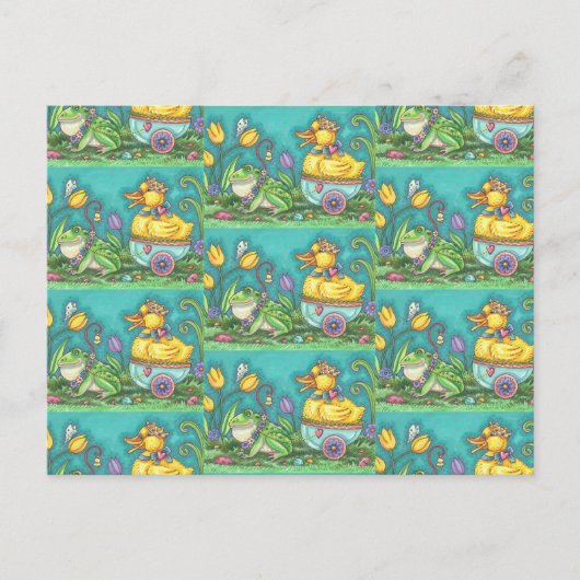 FROG ET ROYAL DUCKLING. CARTE POSTALE WHIMSICAL EA (Devant)