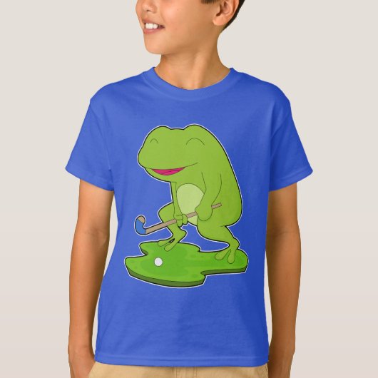 Frog Field hockeystick T-shirt (Voorkant)