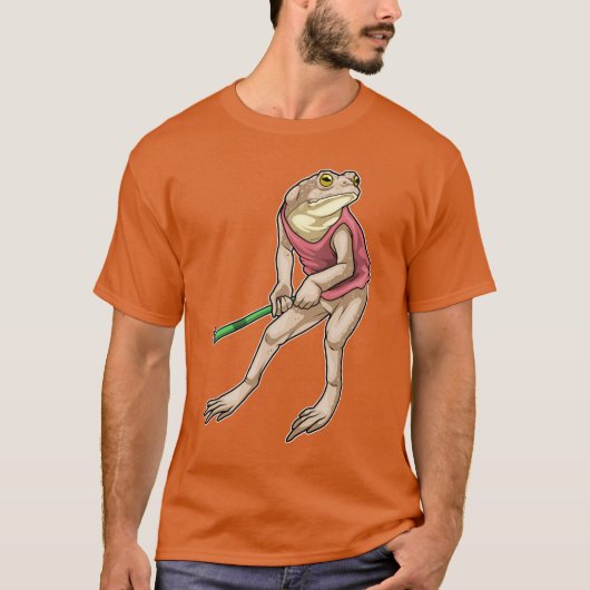 Frog Field hockeystick T-shirt (Voorkant)