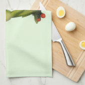 Frog Figurine Golfer sur cuisine & serviette de sp (Quart Plié)