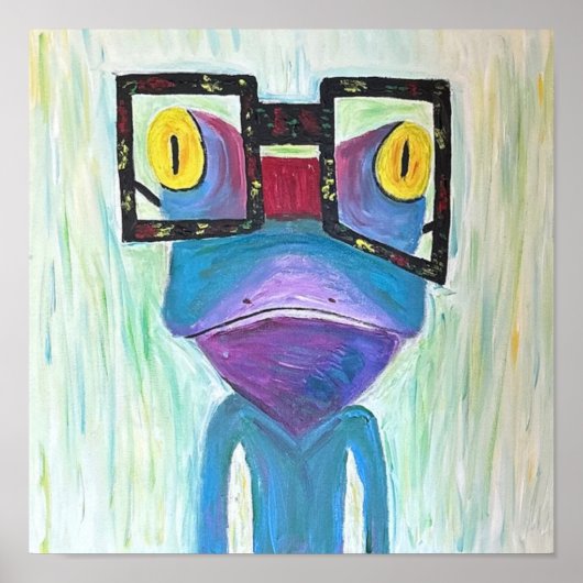 Frog Fine Art PopArt  Poster (Voorkant)