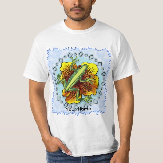 Frog Flower T-shirt (Voorkant)