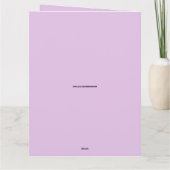 FROG FUNNY FANNY GREETING CARTES (Dos)