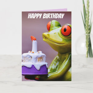FROG FUNNY FANNY GREETING CARTES