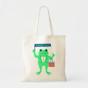 Frog Garage Sale Lover Canvas tas