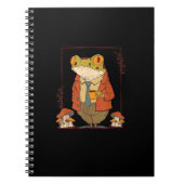Frog Goblincore Academia Aesthetic Mushroom Notitieboek (Voorkant)