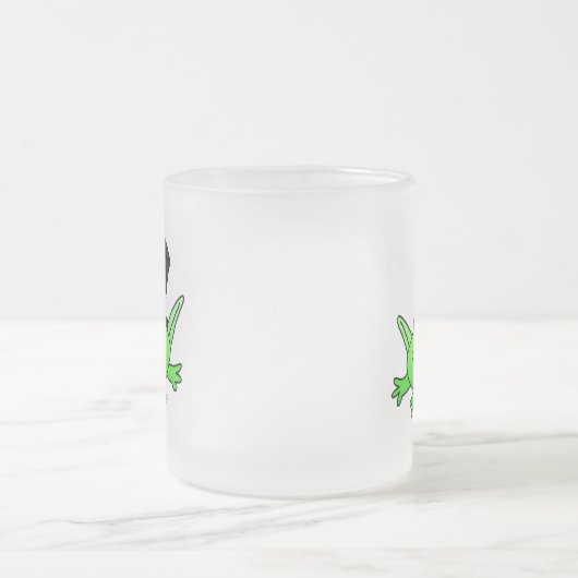 Frog Groom T-shirts en cadeautjes Matglas Koffiemok (Center)