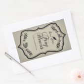 Frog Hearts Halloween Jar Sticker Label (Envelop)