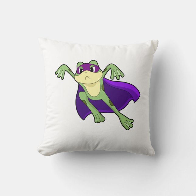 Frog Hero Kussen (Voorkant)