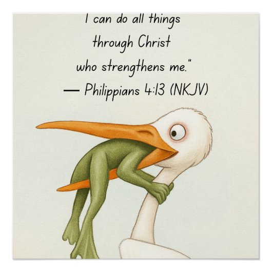 Frog in distress poster perfect poster (Voorkant)