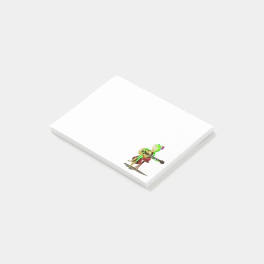 Frog Jouer Guitare Funny Post-it® Notes (Incliné)
