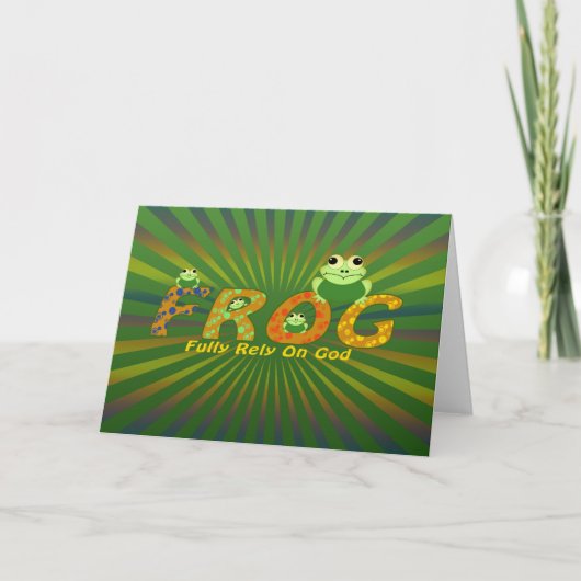 FROG KAART (Voorkant)