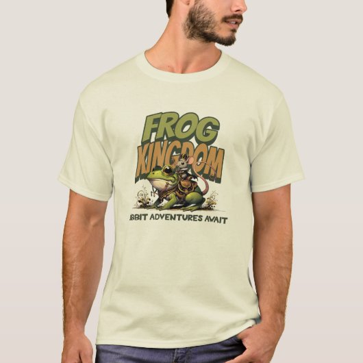 Frog Kingdom : Ribbit Adventures Await T-shirt (Devant)