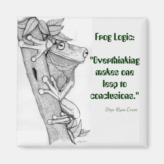 FROG LOGIC Fun Frog Magnet Magneet (Voorkant)