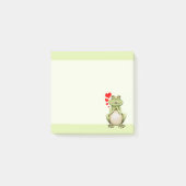 Frog Love Drawing Green Post-it® Notes (Voorkant)
