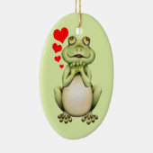 Frog Love Drawing Keramisch Ornament (Rechts)