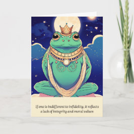 frog message happy birthday kaart