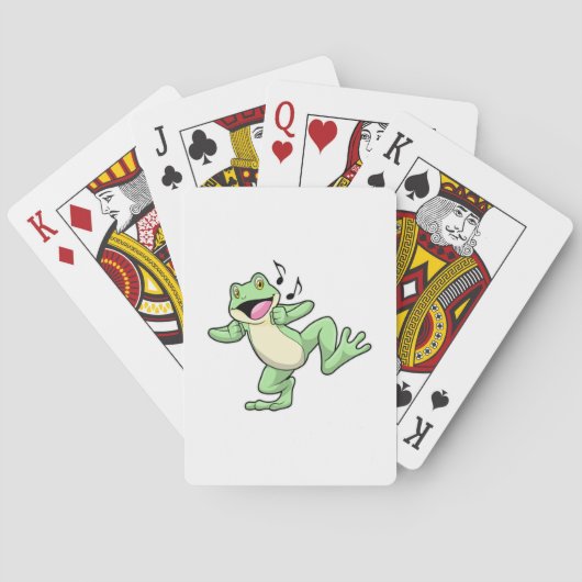 Frog Music Dance Pokerkaarten (Achterkant)