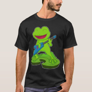 Frog Musician Guitar Music T-shirt