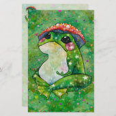 Frog named Clover Briefpapier (Voorkant / Achterkant)