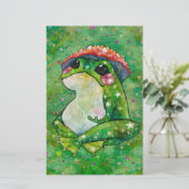 Frog named Clover Briefpapier (Staand voorkant)