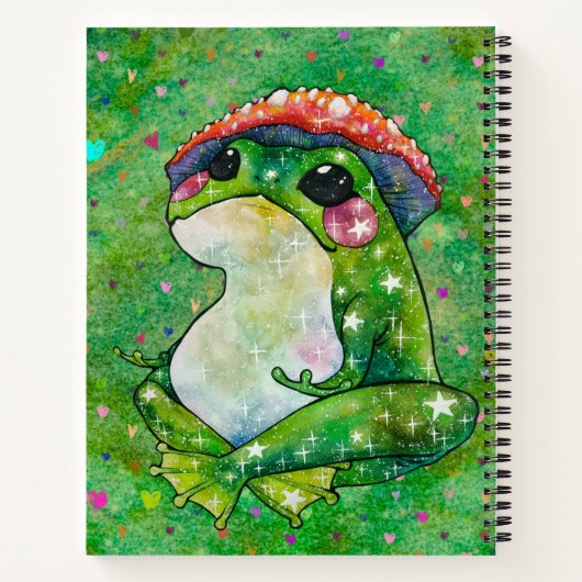 Frog named Clover Notitieboek (Achterkant)