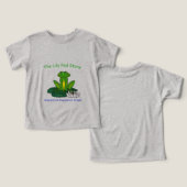 Frog on a Lily Pad Light Gray  (Ontwerp Voorkant & Achterkant)