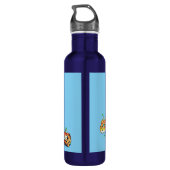 Frog on a Log - Schattigee kleine boomkikker Waterfles (Achterkant)