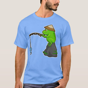 Frog on Stone bij Gevist met Gevist vis T-shirt