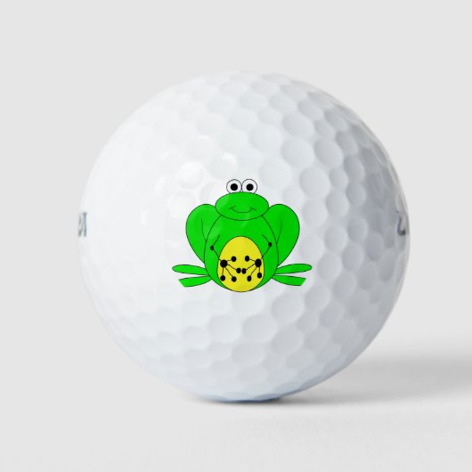 Frog Pack of Golf Balls Golfballen (Voorkant)