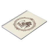 Frog Playing Piano Notitieboek (Linkerzijde)