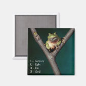 FROG - Pour toujours compter sur Dieu - Magnet (Recto/Verso)