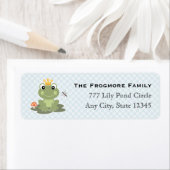 Frog Prince Adres Sticker Labels (Insitu)