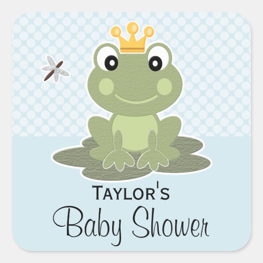 Frog Prince Favor Labels (Voorkant)