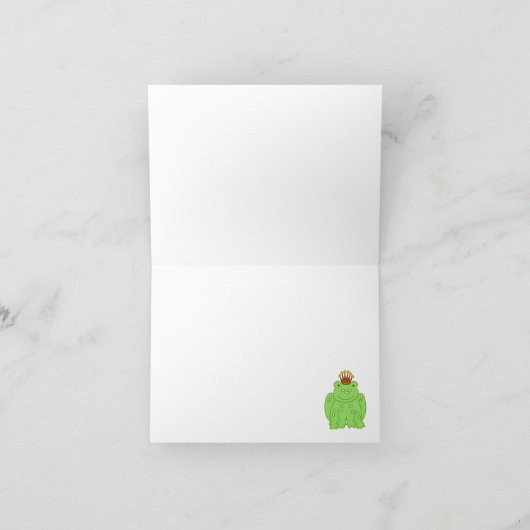 Frog Prince Folded Merci notes (Intérieur)