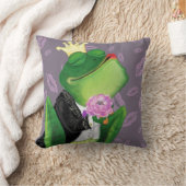 Frog Prince Funny Coussin (Couverture)