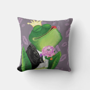 Frog Prince Funny Coussin