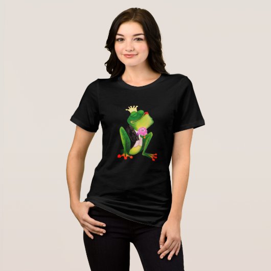 Frog Prince Grappig T-shirt (Voorkant volledig)