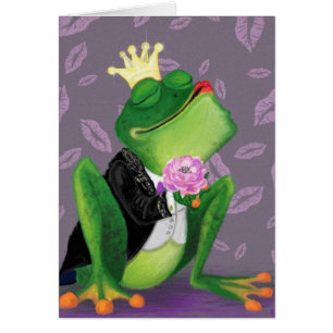 Frog Prince Kiss Wedding Sign Suplise - Your Text