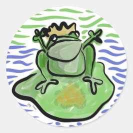 Frog Prince Valentijn Sticker