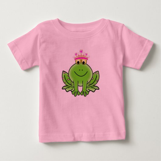 Frog Princess Baby Fine Jersey T-Shirt (Voorkant)