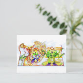 Frog Princess Briefkaart (Staand voorkant)